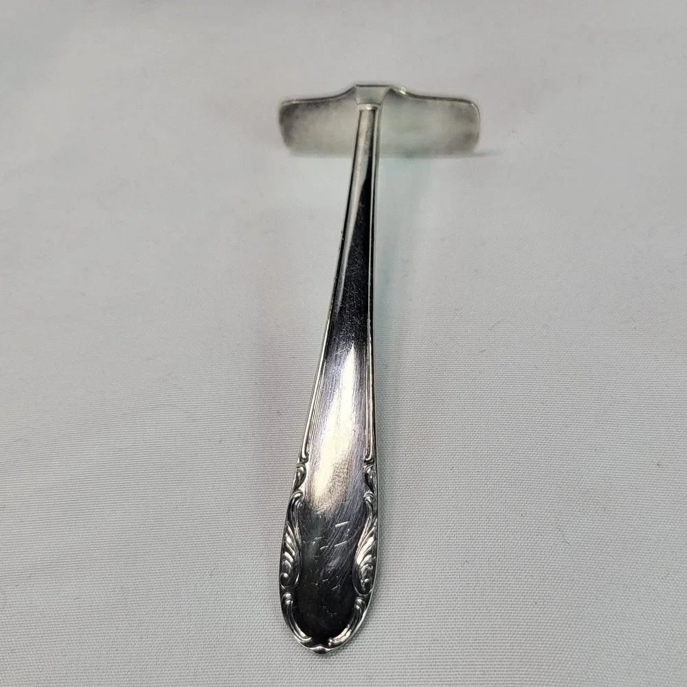 Alpaca Hoka Silver Baby Spoon & Pea Pusher Set w Display Box